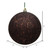 Vickerman N593075DQ 12" Chocolate Sequin Ball Drilled Cap