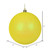 Vickerman N593078DG - 12 inch Yellow Glitter Ball Christmas Ornament