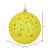 Vickerman N593078DQ 12" Yellow Sequin Ball Drilled