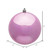 Vickerman N593079DSV - 12 inch Pink Shiny Ball Outdoor Christmas Ornament