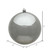 Vickerman N593087DSV - 12 inch Pewter Shiny Ball Outdoor Christmas Ornament