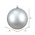 Vickerman N594007DMV - 15.75 inch Silver Matte Ball Outdoor Christmas Ornament