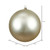 Vickerman N594038DMV - 15.75 inch Champagne Matte Ball Outdoor Christmas Ornament