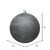 Vickerman N594087DG 15.75" Pewter Glitter Ball
