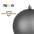 Vickerman N594603MV - 24" Giant Red Matte Ball Outdoor Ornament