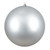 Vickerman N594607MV - 24" Giant Silver Matte Ball Outdoor Ornament