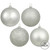  Vickerman N595407A 1.6" Silver Splendor 4 Finish Orn Asst96 