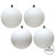 Vickerman N596011A 2.4" White Ball 4 Finish Asst 60/Bx