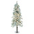 Vickerman A807441LED - 4 ft Flocked Alpine Prelit Warm White LED Christmas Tree