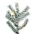Vickerman A807441LED - 4 ft Flocked Alpine Prelit Warm White LED Christmas Tree