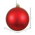 Vickerman N596803M - 3 inch Red Matte Ball Christmas Ornament - 32 Pack