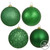 Vickerman N596804A 3" Christmas Green 4 Finish Orn 32/bx