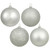 Vickerman N596807A 3" Silver Splendor 4 Finish Orn Ast 32