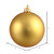 Vickerman N596808M - 3 inch Gold Matte Ball Christmas Ornament - 32 Pack
