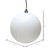 Vickerman N596811M - 3 inch White Matte Ball Christmas Ornament - 32 Pack