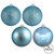 Vickerman N596832A 3" Baby Blue 4 Finish Orn Asst 32/Box