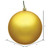 Vickerman N596837M - 3 inch Honey Gold Matte Ball Christmas Ornament - 32 Pack