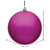 Vickerman N596870M - 3 inch Fuchsia Matte Ball Christmas Ornament - 32 Pack