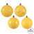 Vickerman N596878A 3" Yellow Ball 4 Finish Asst 32/Bx