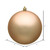 Vickerman N596880M - 3 inch Cafe Latte Matte Ball Christmas Ornament - 32 Pack