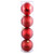 Vickerman N591203A - 4.75 inch Red 4-Finish Ball Christmas Ornament - 4 Pack