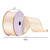 Vickerman Q214659 2.5"x10yd White/ Gold Stripes Ribbon