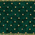 Vickerman Q214689 2.5"x10yd Green with Gold dots Ribbon