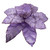 Vickerman RG221386 - 24 in. Lavender Velvet Poinsettia Artificial Spray
