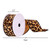  Vickerman Q215037 2.5"x10yd Tan Leopard Print Ribbon 