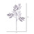 Vickerman EH212207 - 34 in. Silver Metallic Fern Artificial Spray - 2 Pack
