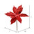 Vickerman QG191103 13" Red Poinsettia Sequin Spray 6/Bag 