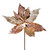 Vickerman QG191158 13" RoseGold Poinsettia Sequin Spray 6Bg 