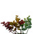 Vickerman FXT224518 - 18" Red/Green Spiral Eucalyptus Wreath