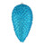 Vickerman N187212D 7" Turquoise Matte Glitter Pinecone 4/Bg
