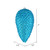 Vickerman N187212D - 7 inch Turquoise Pinecone Christmas Ornament - 4 Pack