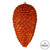  Vickerman N187218D 7" Burnish Org Matte Glitt Pinecone 4/Bg 
