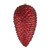 Vickerman N187219D - 7 inch Wine Glitter Pinecone Christmas Ornament - 4 Pack