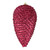 Vickerman N187221D 7" Berry Red Matte Glitter Pinecone 4/Bg