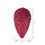Vickerman N187221D - 7 inch Berry Red Glitter Pinecone Christmas Ornament - 4 Pack
