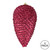 Vickerman N187221D 7" Berry Red Matte Glitter Pinecone 4/Bg