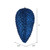 Vickerman N187231D - 7 inch Midnight Blue Glitter Pinecone Christmas Ornament - 4 Pack