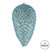 Vickerman N187232D 7" Baby Blue Matte Glitter Pinecone 4/Bg