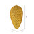 Vickerman N187237D 7" Honey Gold Matte Glitt Pinecone 4/Bag
