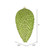 Vickerman N187254D 7" Celadon Matte Glitter Pinecone 4/Bag
