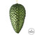 Vickerman N187264D - 7 inch Moss Green Glitter Pinecone Christmas Ornament - 4 Pack
