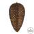  Vickerman N187275D 7" Chocolate Matte Glitter Pinecone Ornament 