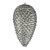 Vickerman N187287D 7" Pewter Matte Glitter Pinecone Ornament 