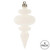 Vickerman N500011 4" White Finial 4 Finish Asst 8/Bx