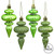 Vickerman N500054 4" Celadon Finial 4 Finish Asst 8/Bx