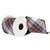 Vickerman QR220365 - Multi Cotton Plaid Wired Decorative Ribbon - 4" x 5 Yards